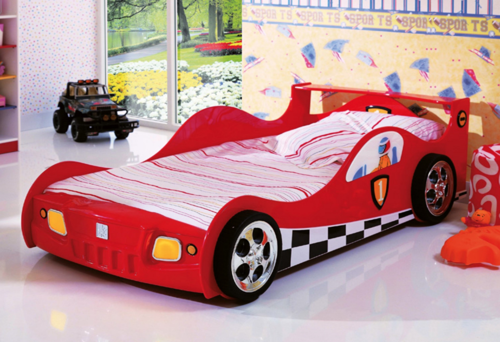 Łóżko dziecięce Auto , łóżko dziecięce, łóżko samochód
